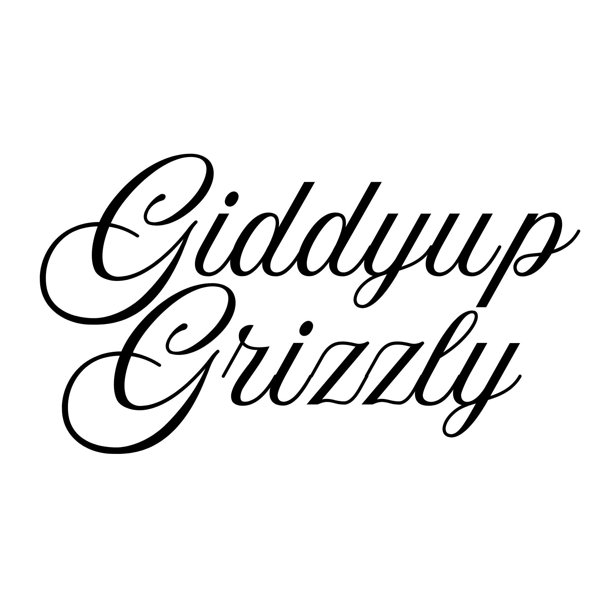 Giddyup Grizzly